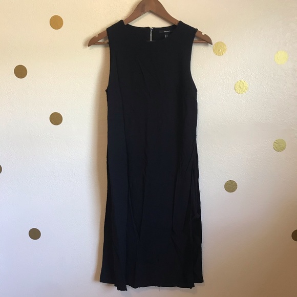 Forever 21 Dresses & Skirts - Forever 21 Black Sleeveless Dress with slit. Small